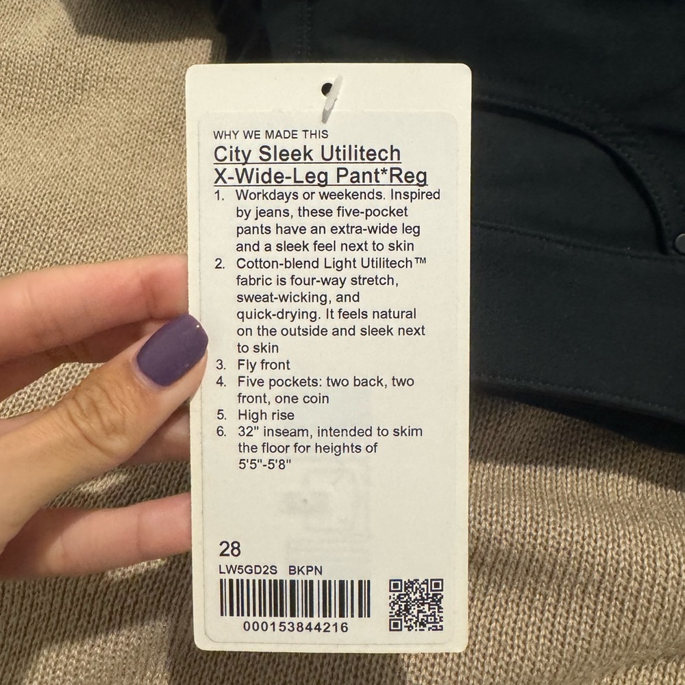 City Sleek Utilitech X-Wide-Leg Pant